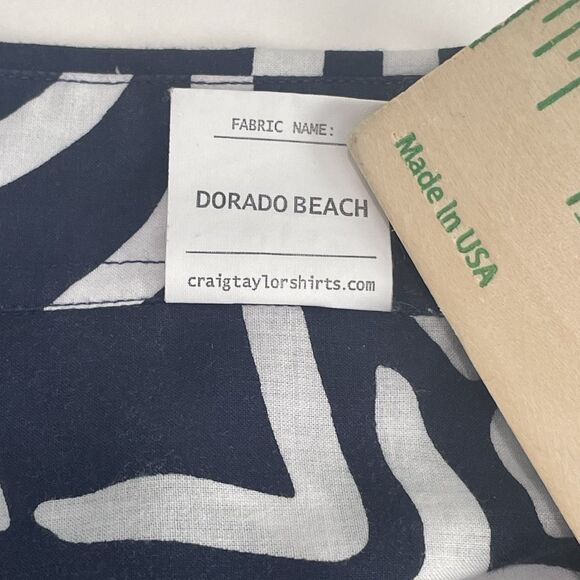 Craig Taylor Women's XL Starfish Button Up Shirt VERY Lightweight Cotton Coastal - Picture 9 of 13